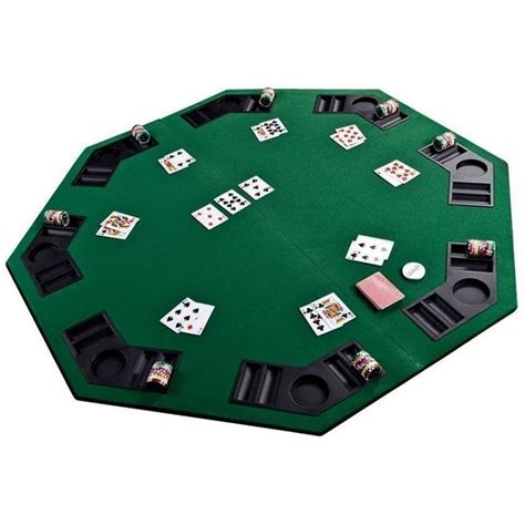 Acolchoado Octagon Dobravel Mesa De Poker De Topo