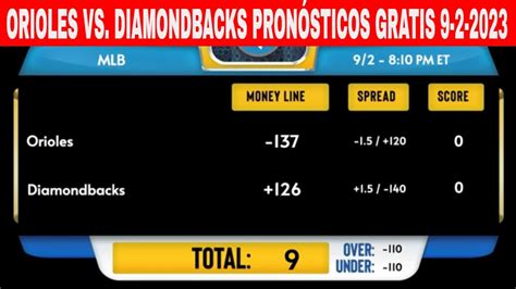 Baltimore Orioles vs Arizona Diamondbacks pronostico MLB