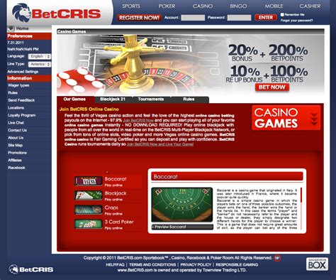Betcris Casino Download