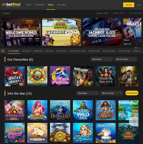 Betfinal Casino Bonus