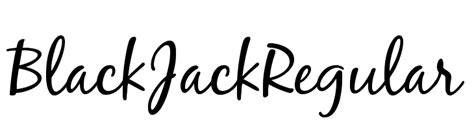 Blackjack Regular Fonte Livre