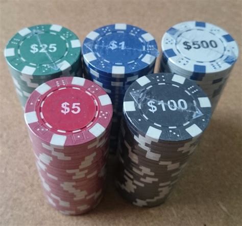 Brown Fichas De Poker