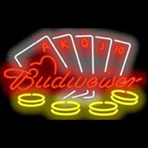 Budweiser Poker Sinal De Neon