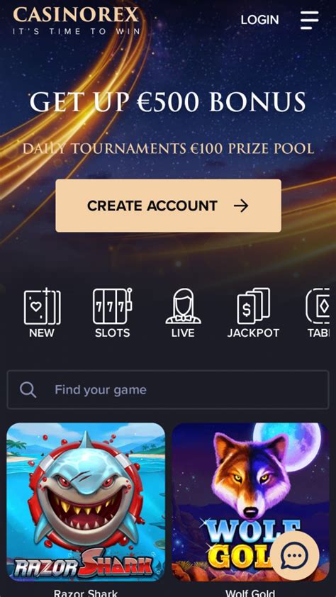 Casinorex App