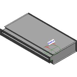 De Regresso Linear Difusor Ranhura Revit Familia