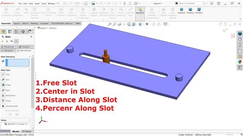 Dimensionamento De Slots Solidworks