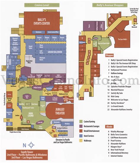 Harrahs S New Orleans Casino Mapa