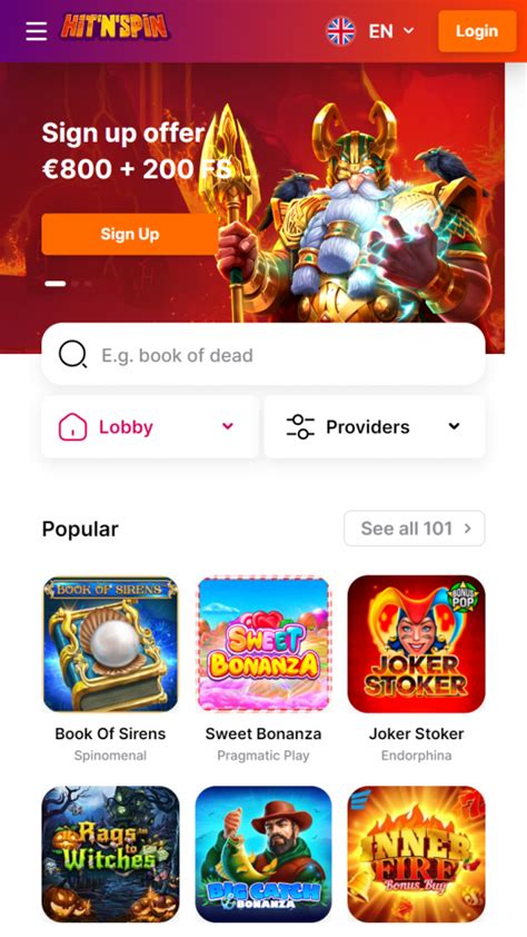 Hitnspin Casino App