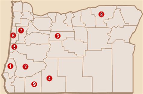 Indian Casino Oregon Mapa
