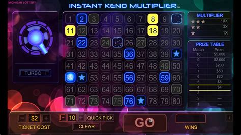 Instant Keno Multiplier Betfair