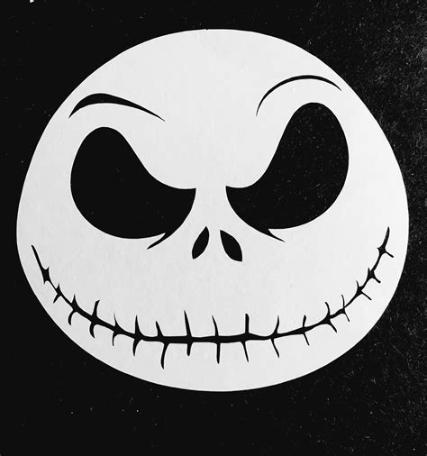 Jack Skellington Preto E Branco