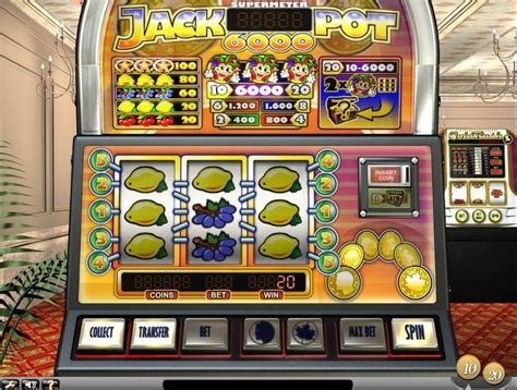 Jackpot 6000 Slot Machine Sportingbet