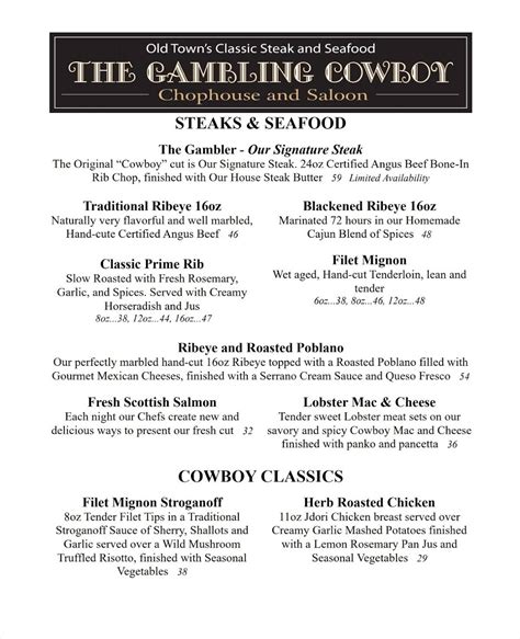 Jogo De Cowboy Temecula Menu De Almoco