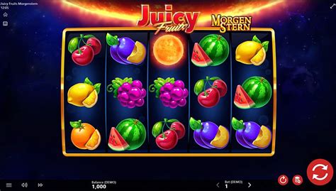 Juicy Fruits Morgenstern 1xbet