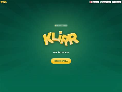 Klirr Casino Login