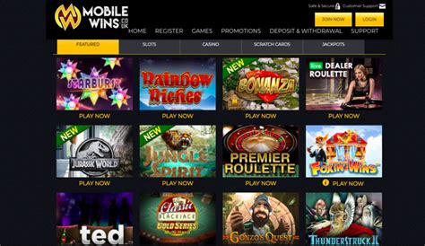 Mobile Wins Casino Apostas