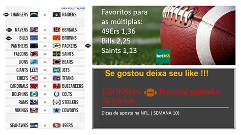 Nfl Apostas Linhas De 1 Semana