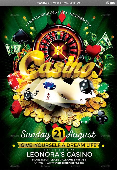 Party Casino Flyer Modelo