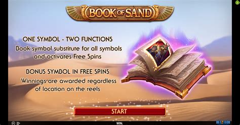 Play Book Of Sand Slot