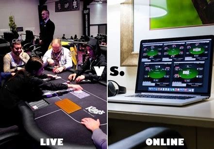 Poker Ao Vivo Vs Poker Online Diferenca