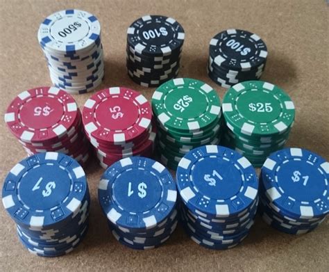 Poker Valor Fichas Colores