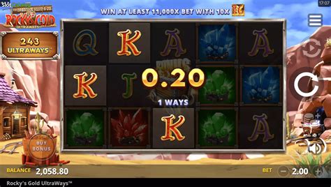 Rockys Gold Ultraways Slot - Play Online