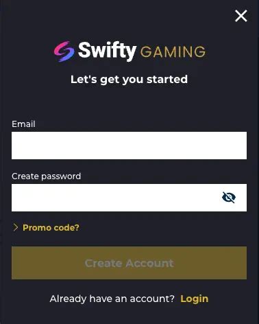 Swifty Gaming Casino Login