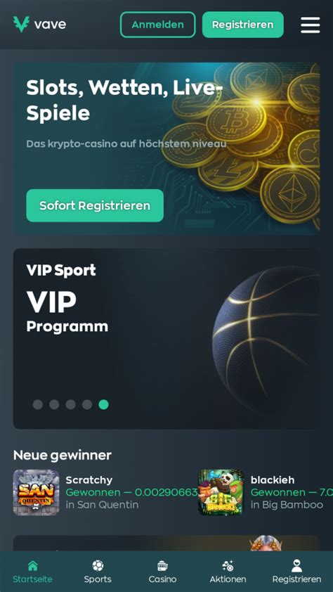 Vave Casino App